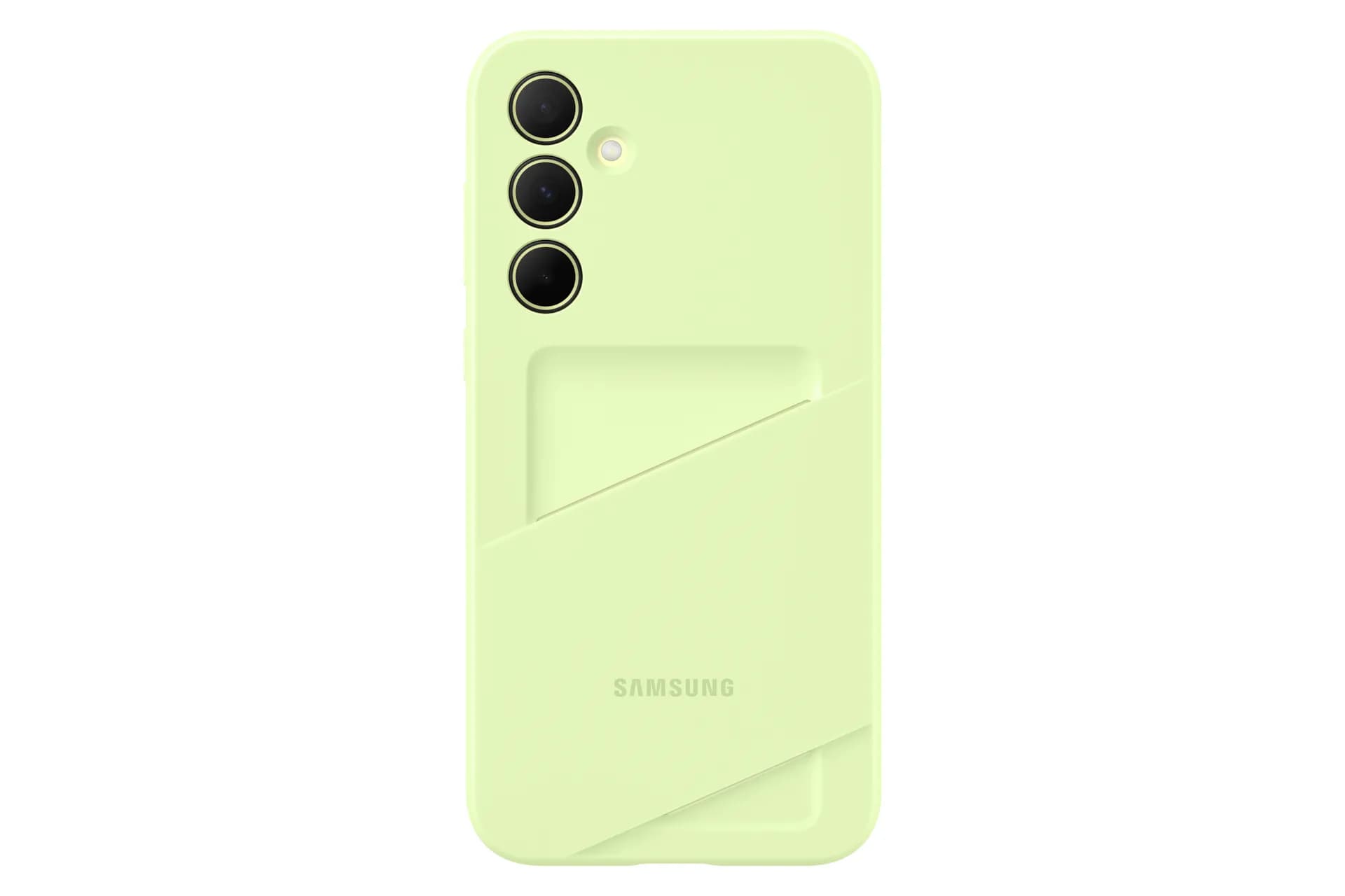 Samsung Galaxy A35 Card Slot Case -suojakuori, Lime