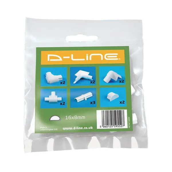 D-LINE Adapterisetti Valkoinen