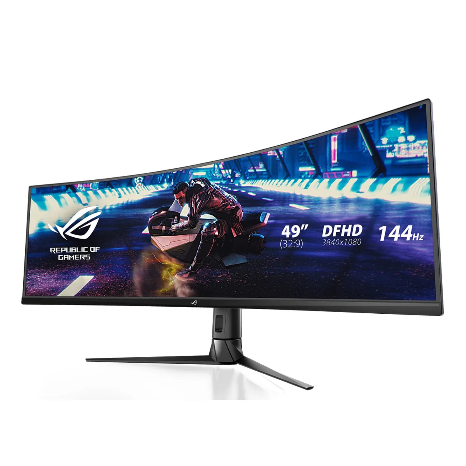 ASUS ROG Strix XG49VQ 49"" UltraWide Full HD, VA -kaareva pelinäyttö, USB hub