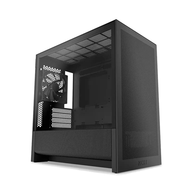 NZXT H3 Flow (2025) -micro-ATX-kotelo ikkunalla, musta