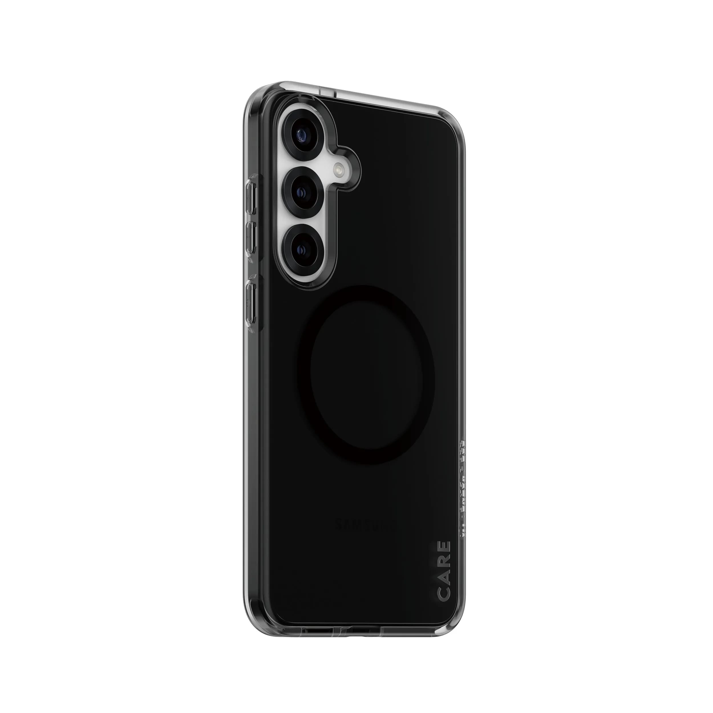 Care by PanzerGlass Galaxy S25+ Urban Combat -suojakuori, Smokey, Qi Compatible