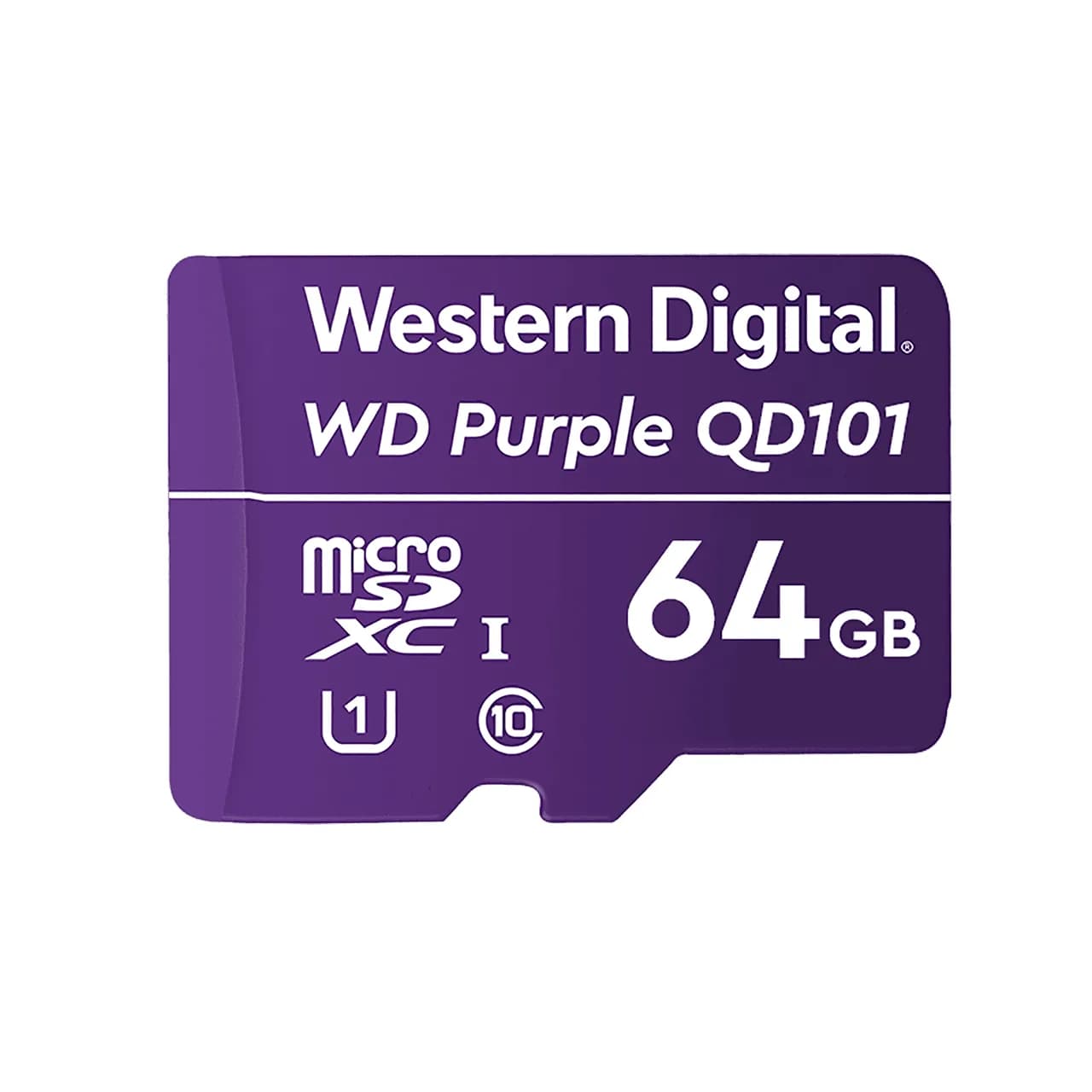 SanDisk WD Purple SC QD101 64 Gt MicroSDXC UHS-I Class 10 U1 -muistikortti, purppura