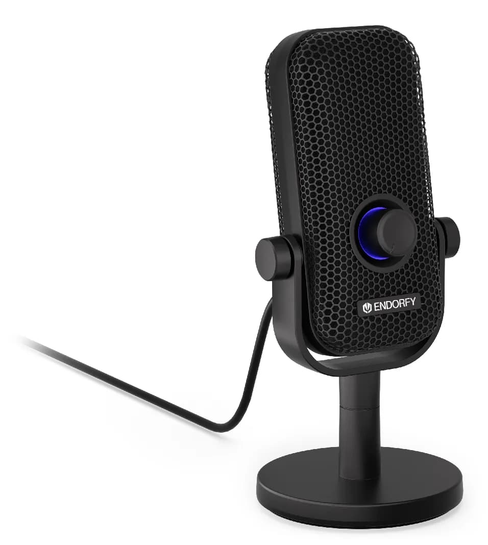 Endorfy Solum Voice S, USB, kondensaattori -mikrofoni, musta