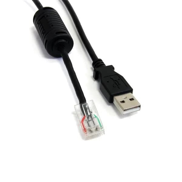 Startech Smart UPS Replacement USB - RJ45 -kaapeli, Musta, 1.8m