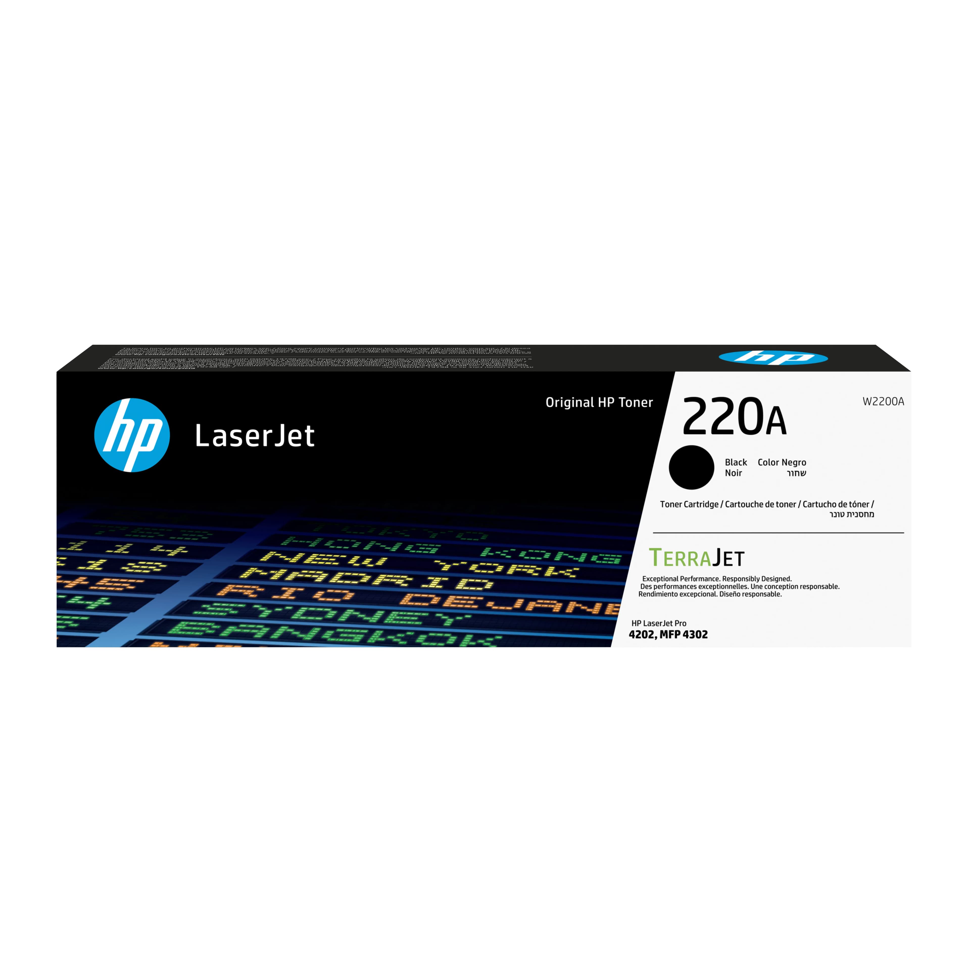 HP 220A-laservärikasetti, musta