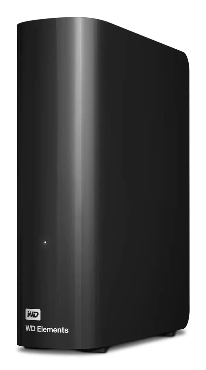 Western Digital WD Elements Desktop 26 Tt -pöytämallinen ulkoinen HDD, musta