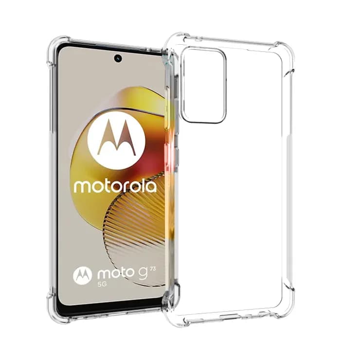 Insmat Impact Cover, Moto G73 -suojakuori, Läpinäkyvä