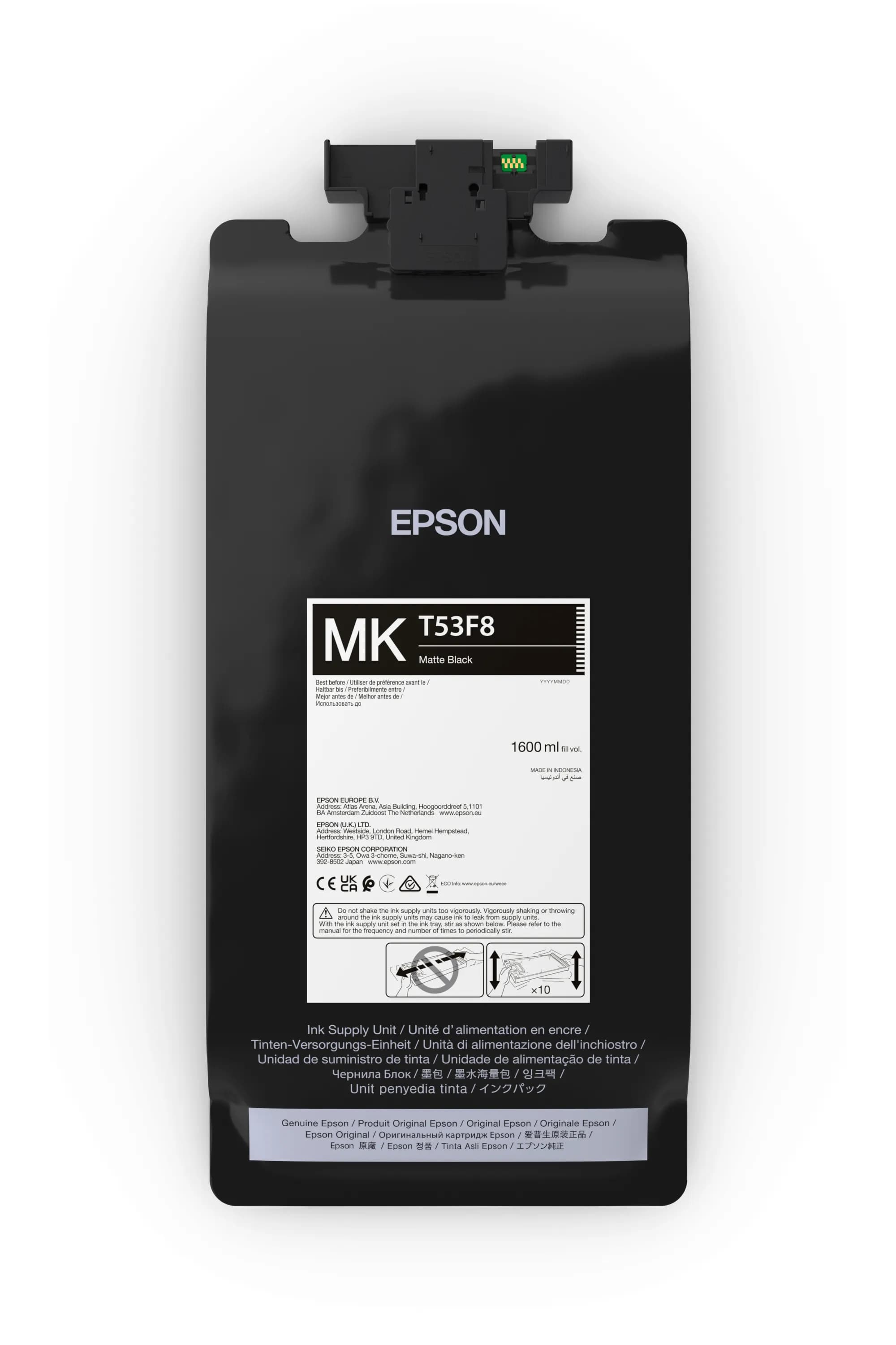 Epson C13T53F800 -mustesäiliö, 1.6 l, matta musta