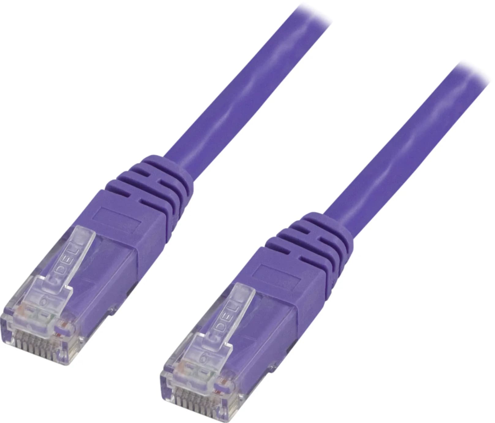 Deltaco Cat6 U/UTP RJ45 10m -verkkokaapeli, violetti