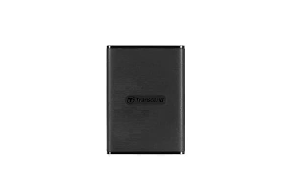 Transcend ESD270C 500 Gt USB 3.2 Gen 2 (USB-C) -ulkoinen SSD, kannettava, laitteistosalaus, musta