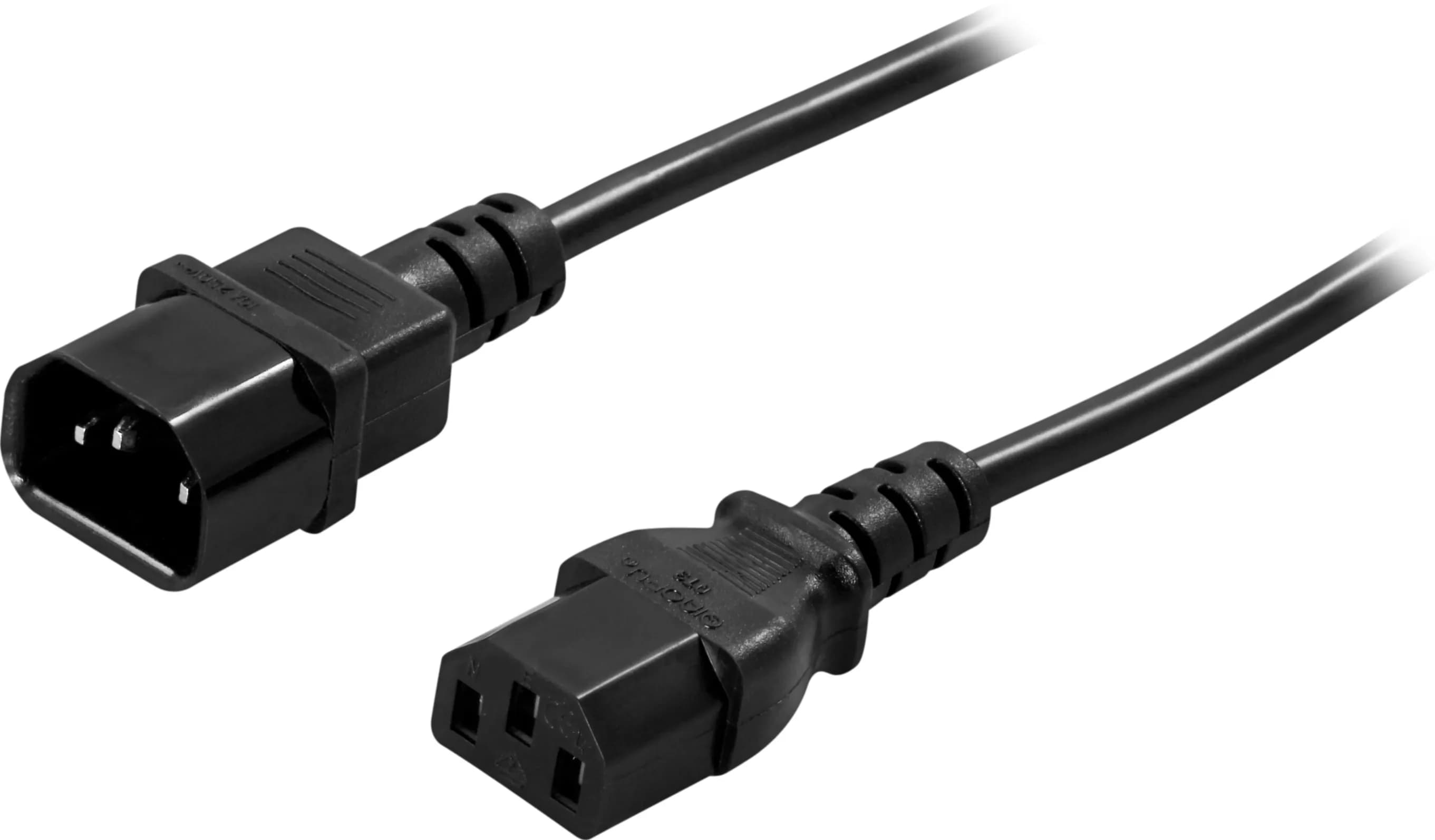 Laitekaapeli, PC & näyttö, IEC C14 - IEC C13,3m