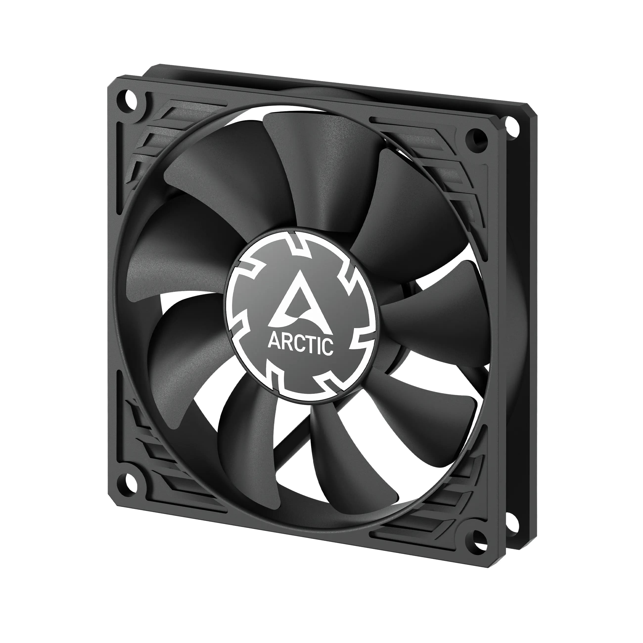 ARCTIC P8 Slim PWM PST -tuuletin, nestelaakeri, 80 mm, musta