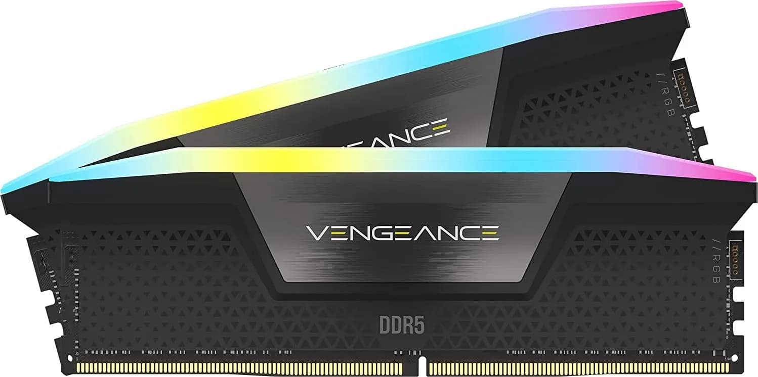 Corsair VENGEANCE RGB 32 Gt (2 x 16 Gt) DDR5 5200 MHz, CL40 -muisti (XMP)