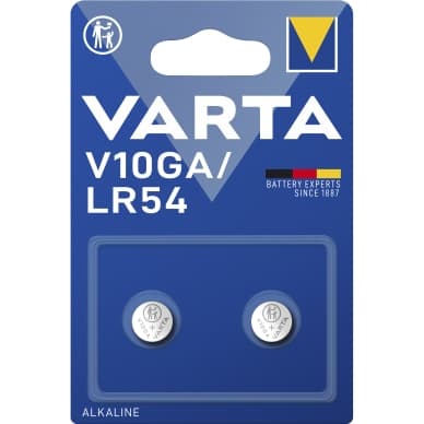 Varta Varta V10GA/LR54 alkaliparisto - 2 kpl 4274101402 Vastaa: N/A