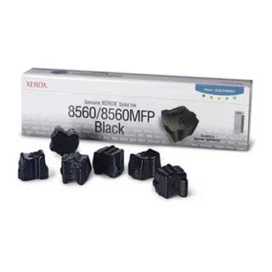 Xerox Colorstix musta 6-pakkaus 6.800sivua 108R00727 Vastaa: N/A
