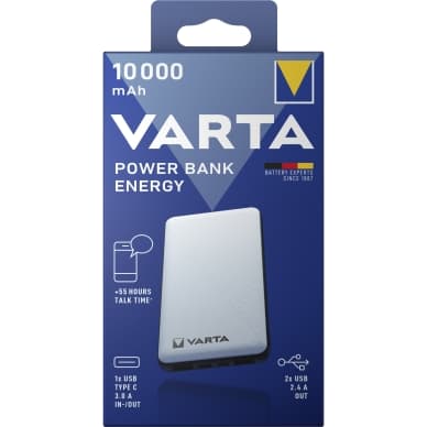Varta Varta Power Bank Energy 10000mAh 57976101111 Vastaa: N/A