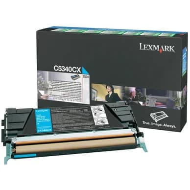 Lexmark Värikasetti cyan 7.000 sivua C5340CX Vastaa: N/A