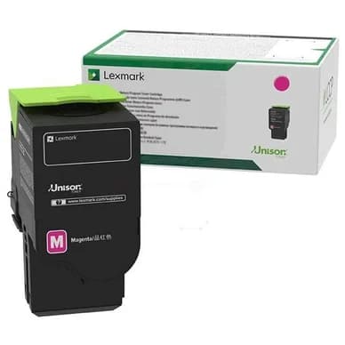 Lexmark Toner magenta, 7000 sivua 78C2UME Vastaa: N/A