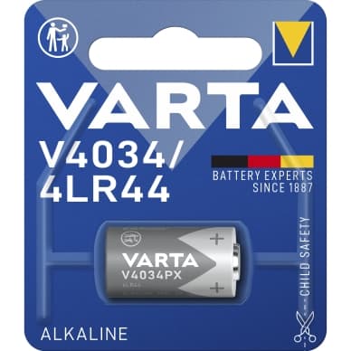 Varta Varta V4034/4LR44 alkaliparisto - 1 kpl 4034101401 Vastaa: N/A