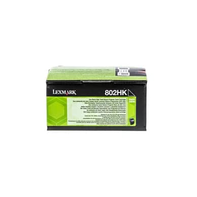 Lexmark Lexmark 802HK Värikasetti musta 80C2HK0 Vastaa: N/A