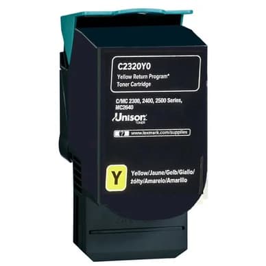 Lexmark Lexmark C232HY0 Värikasetti keltainen 2.300 sivua C232HY0 Vastaa: N/A