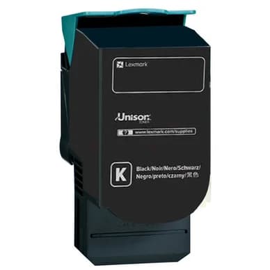 Lexmark Lexmark C252UK0 Värikasetti musta 8.000 sivua C252UK0 Vastaa: N/A