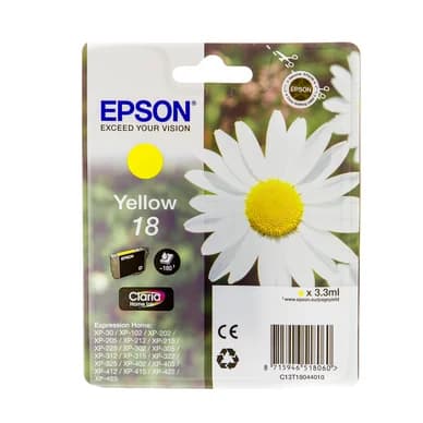 Epson Epson 18 Mustepatruuna Keltainen T1804 Vastaa: N/A