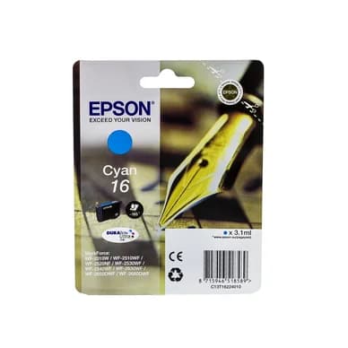 Epson Epson 16 Mustepatruuna Cyan T1622 Vastaa: N/A