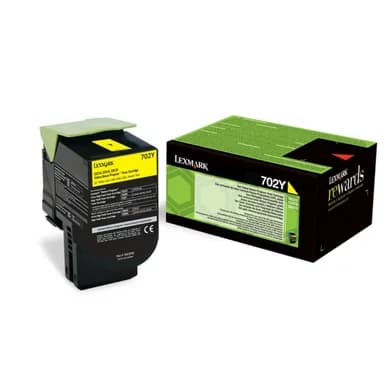 Lexmark Lexmark 702Y Värikasetti keltainen 70C20Y0 Vastaa: N/A