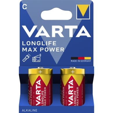Varta Varta Pitkäikäinen Max Power C -akku - 2 kpl 4714614422 Vastaa: N/A