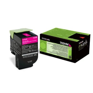 Lexmark Lexmark 702HM Värikasetti magenta 70C2HM0 Vastaa: N/A