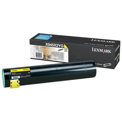 Lexmark Värikasetti keltainen 22.000 sivua X945X2YG Vastaa: N/A