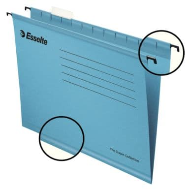 ESSELTE Riippukansio Classic Std sin. 25 kpl/pkt 90311 Vastaa: N/A
