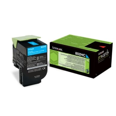 Lexmark Lexmark 802HC Värikasetti cyan 80C2HCE Vastaa: N/A
