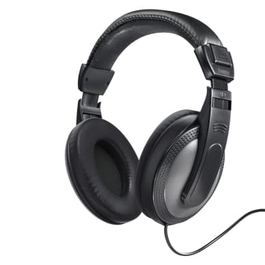 HAMA Headphone Over-Ear Wired Shell Black 4047443483652 Vastaa: N/A