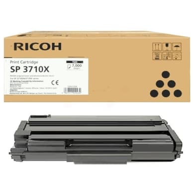Ricoh Ricoh SP 3710X Värikasetti Musta 408285 Vastaa: N/A