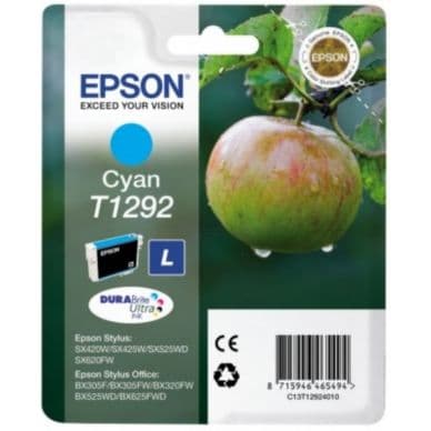 Epson Epson T1292 Mustepatruuna Cyan T1292 Vastaa: N/A