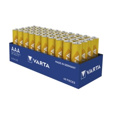 Varta Varta Pitkäikäinen AAA-paristo - Folio 40 kpl 4103101394 Vastaa: N/A