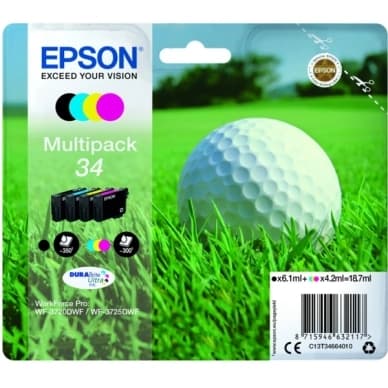 Epson Mustepatruuna MultiPack Bk,C,M,Y T3466 Vastaa: N/A