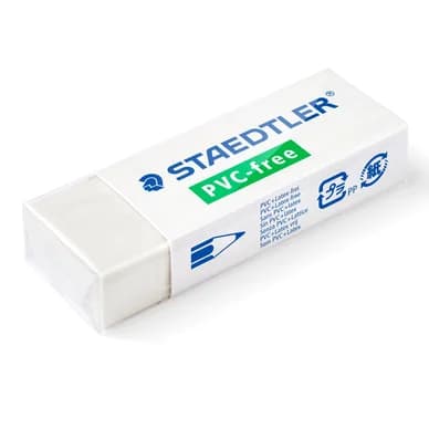 STAEDTLER Pyyhekumi PVC-vapaa 65x23x13 mm 525B20 Vastaa: N/A