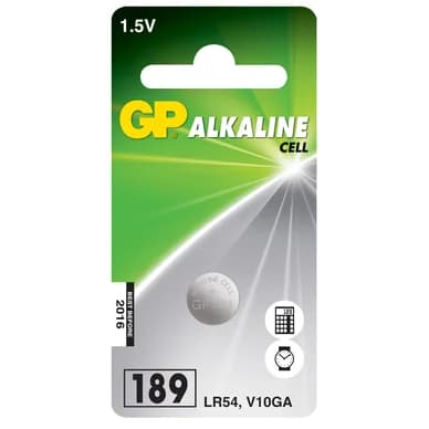 GP BATTERIES GP 389 / 390 / AG10 / LR54 / LR1130 102004 Vastaa: N/A