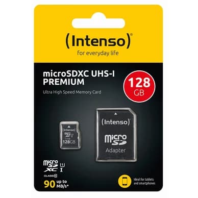 Intenso Intenso Micro SDXC 128GB UHS-I Premium 4034303019892 Vastaa: N/A