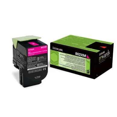 Lexmark Värikasetti magenta 4.000 sivua 80C2XME Vastaa: N/A
