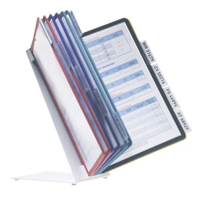 DURABLE Selailuteline VARIO® TABLE A4 10 kehystä, valkoinen 4005546502588 Vastaa: N/A