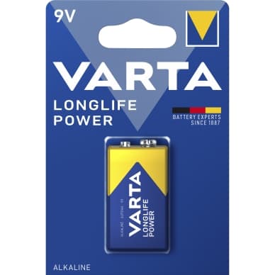 Varta Varta Pitkäikäinen akku - 9 V, 1 kpl 4922614411 Vastaa: N/A