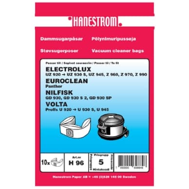 Haneström Pölypussit, paperi, 10kpl. DU12198 Vastaa: N/A