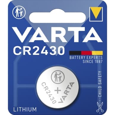 Varta Varta CR2430 litiumnappiparisto - 1 kpl 6430101401 Vastaa: N/A