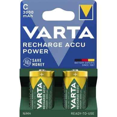 Varta Varta Ladattava akku - Accu Power C 3000 mAh, 2 kpl 56714101412 Vastaa: N/A