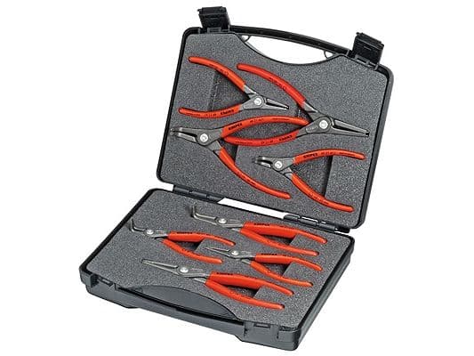 Knipex 00 21 25, Pihtisetti, Terästä, Polypropeeni (PP), Punainen, 260 mm, 210 mm