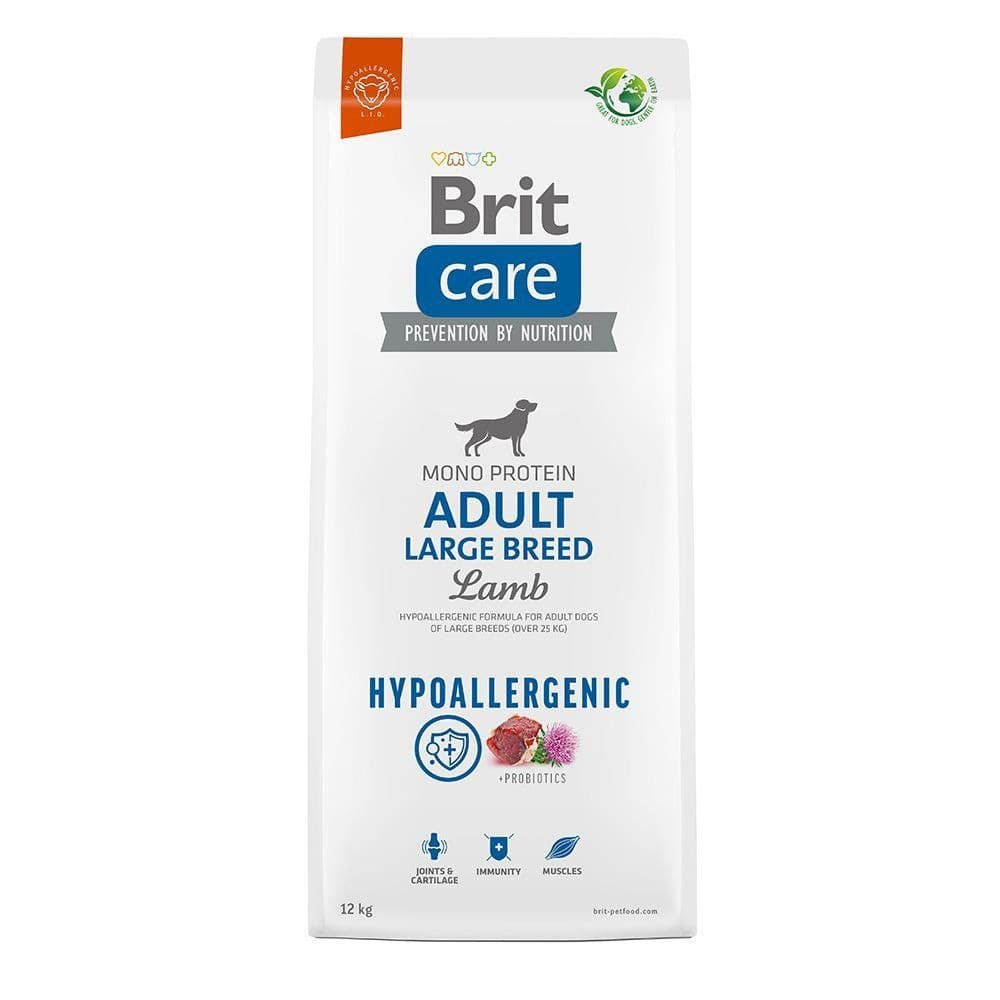 Brit Care Dog Hypoallergenic Adult Large Breed, Lamb, 12 kg